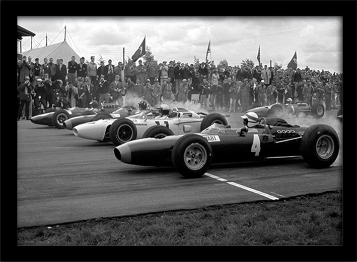 British Grand Prix 1965 - Framed Print