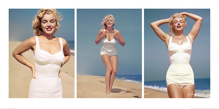 Marilyn Monroe (Beach Triptych)