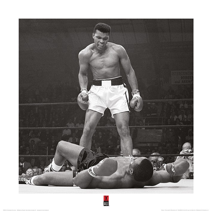 Muhammad Ali (v Liston) Art Print